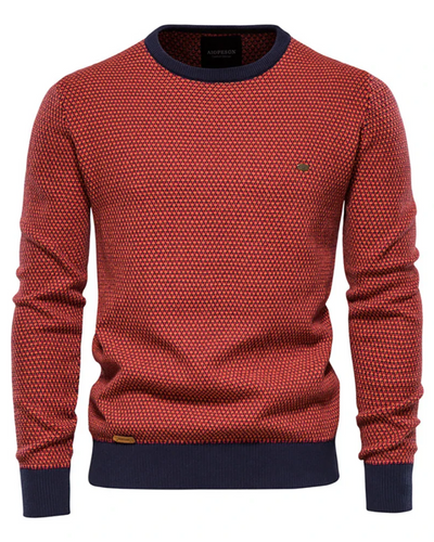 Matteo | Karierter Herrenpullover
