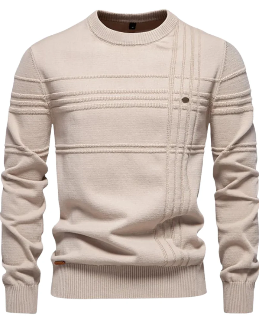 Leon | Herren Pullover mit Karomuster