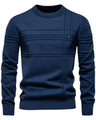 Leon | Herren Pullover mit Karomuster
