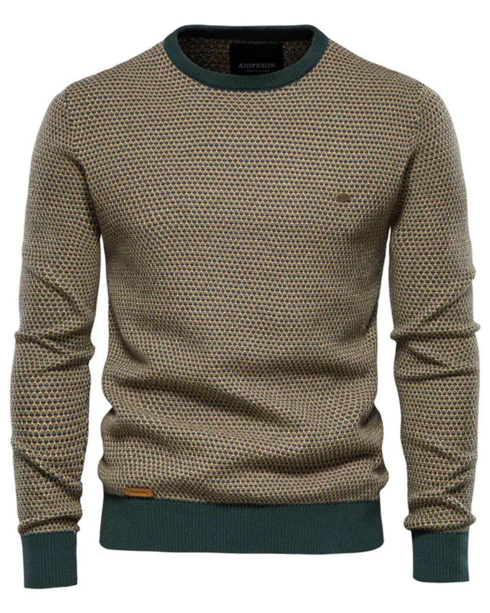 Matteo | Karierter Herrenpullover