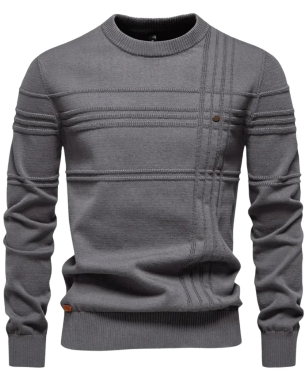 Leon | Herren Pullover mit Karomuster