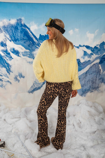 Hannah | Gelber Strickpullover